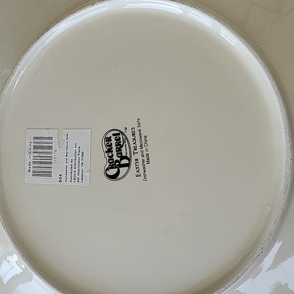 Cracker Barrel Easter plates two 11" New - Picture 12 of 12